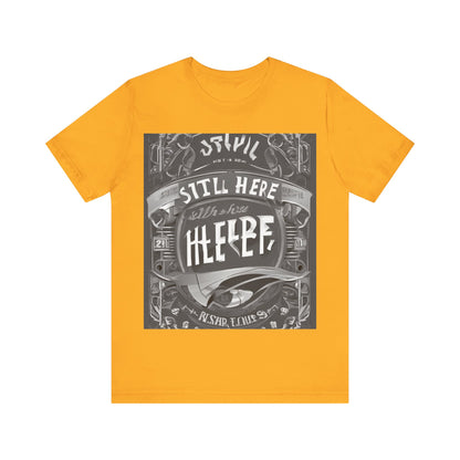 boostlete-recovery-progress-type-still-here-banner-paper-0201 — Unisex Jersey Short Sleeve (B+C 3001)