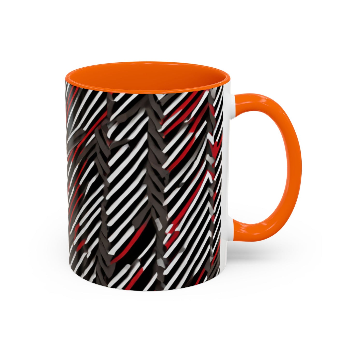 boostlete-field-day-pattern-diagonal-paper-0287 — Accent Mug 11oz/15oz