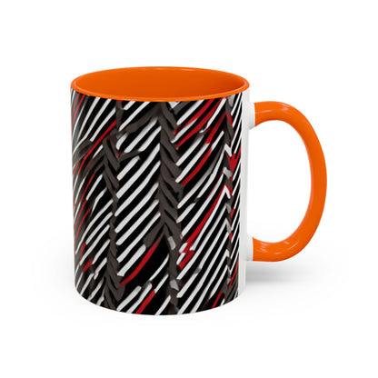 boostlete-field-day-pattern-diagonal-paper-0287 — Accent Mug 11oz/15oz