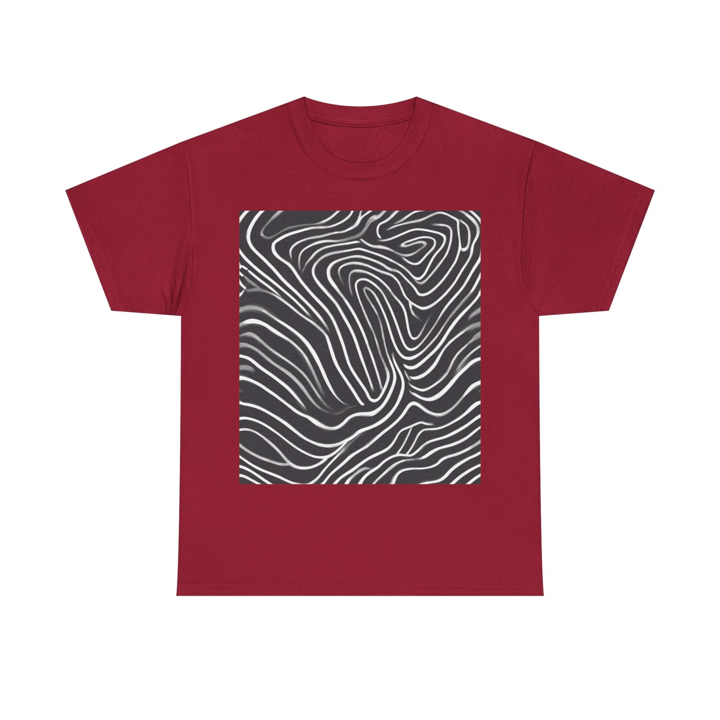 boostlete-recovery-progress-pattern-topographic-bold-0295 — Unisex Heavy Cotton Tee (Gildan 5000)