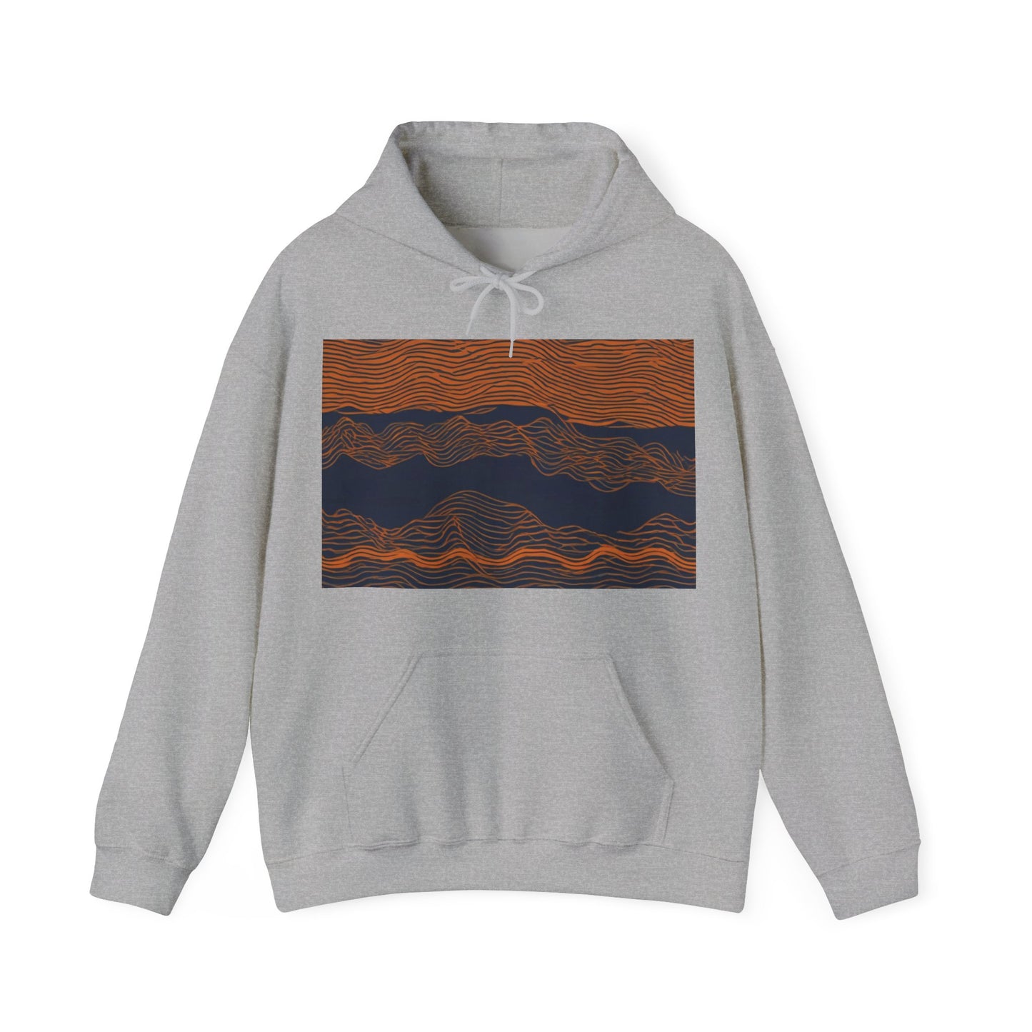 boostlete-field-day-pattern-audio-athletic-0107 — Unisex Heavy Blend Hooded Sweatshirt (Gildan)