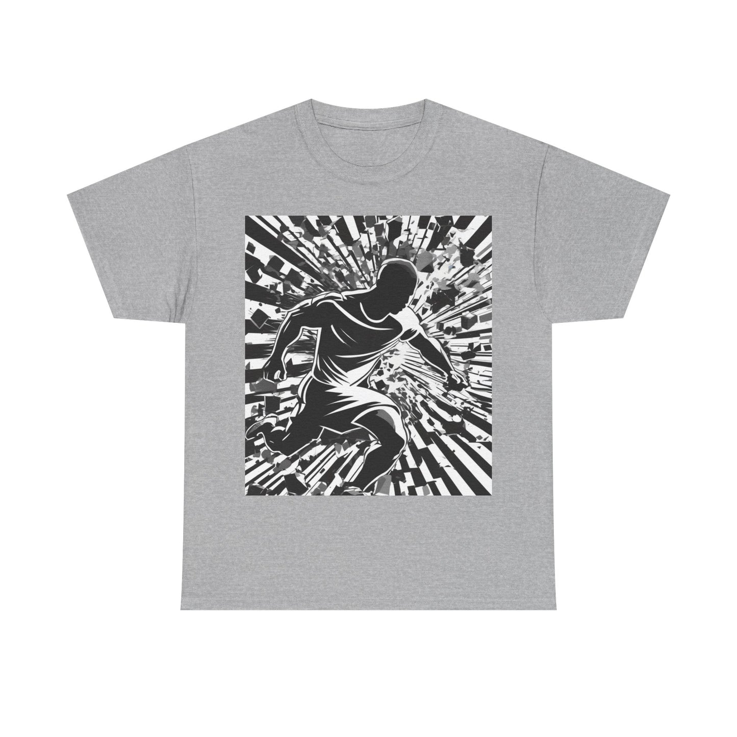 boostlete-field-day-scene-sprinter-halftone-athletic-0248 — Unisex Heavy Cotton Tee (Gildan 5000)