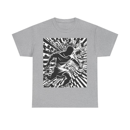 boostlete-field-day-scene-sprinter-halftone-athletic-0248 — Unisex Heavy Cotton Tee (Gildan 5000)