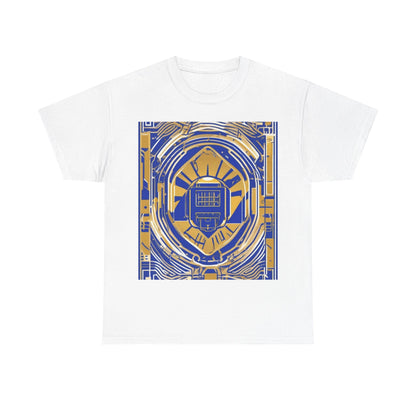 boostlete-mile-by-mile-icon-battery-motion-monoline-0002 — Unisex Heavy Cotton Tee (Gildan 5000)