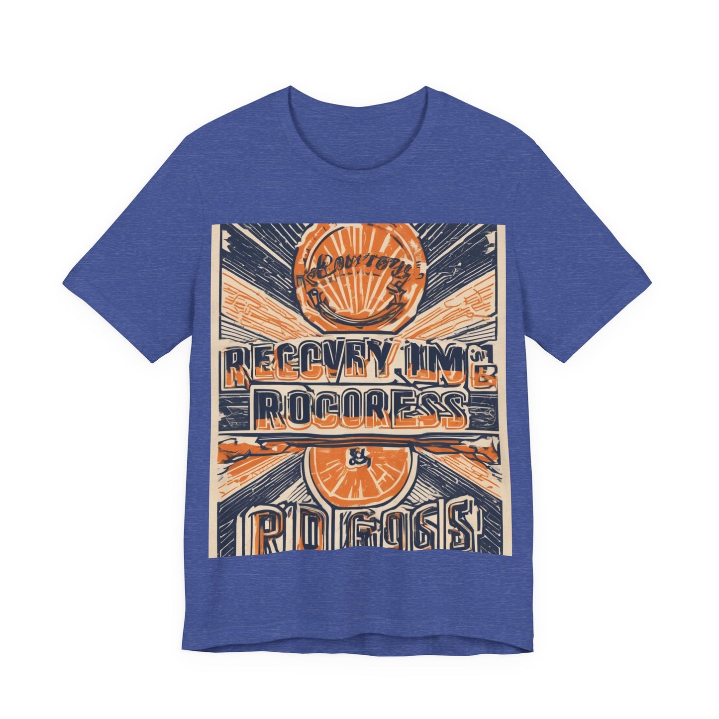 boostlete-boost-mode-type-recovery-progress-outline-over-solid-badge-0161 — Unisex Jersey Short Sleeve (B+C 3001)