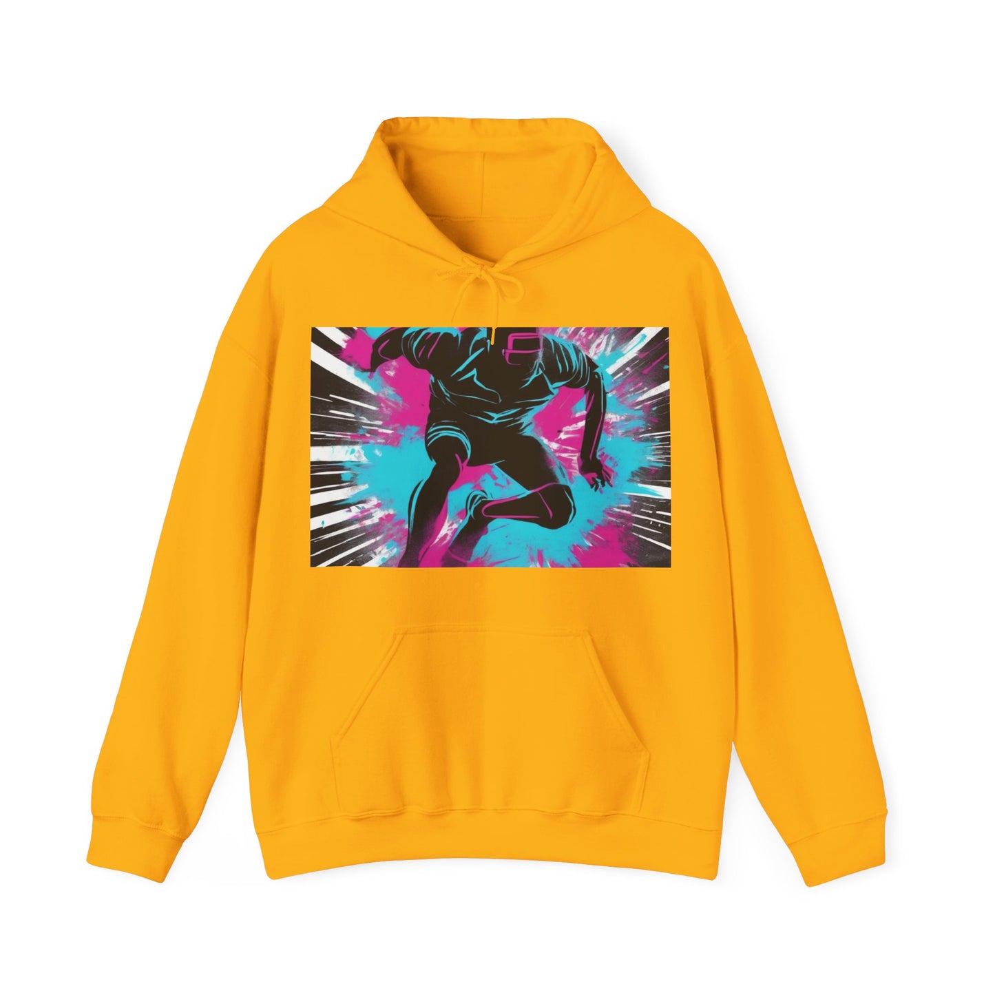 boostlete-recovery-progress-scene-sprinter-chalk-bold-0220 — Unisex Heavy Blend Hooded Sweatshirt (Gildan)