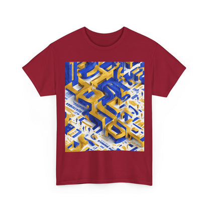 boostlete-iron-intent-type-one-more-rep-arc-isometric-0069 — Unisex Heavy Cotton Tee (Gildan 5000)