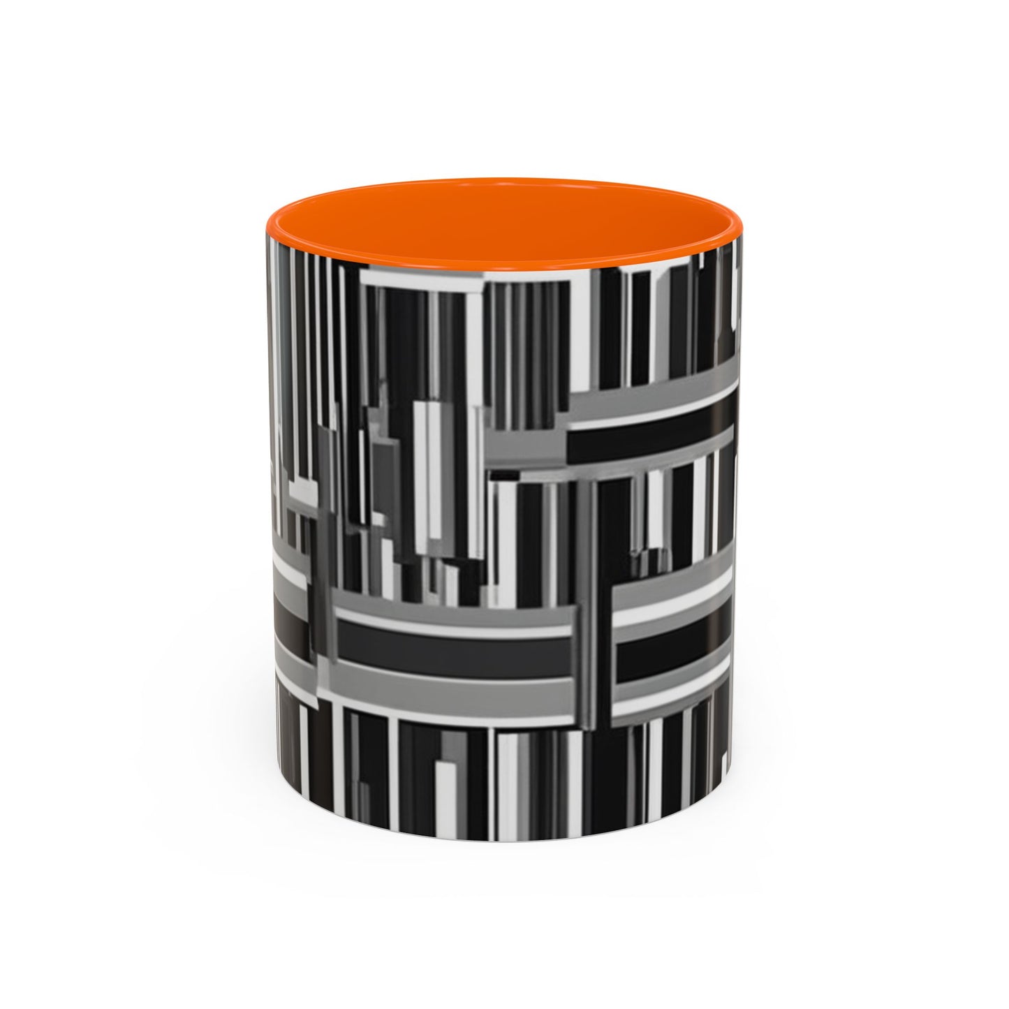 boostlete-recovery-progress-pattern-barcode-isometric-1023 — Accent Mug 11/15oz