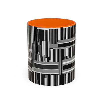boostlete-recovery-progress-pattern-barcode-isometric-1023 — Accent Mug 11/15oz