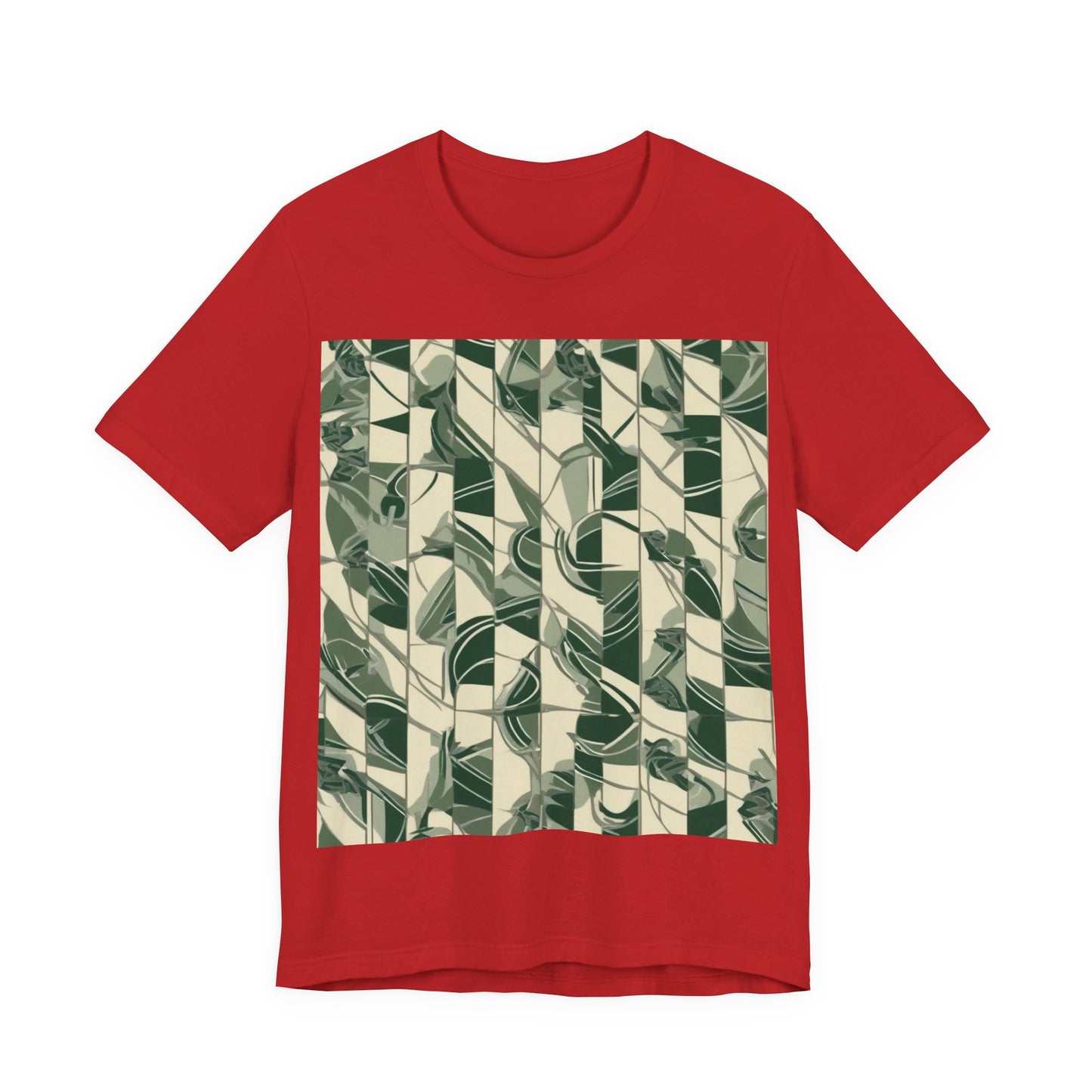 boostlete-mile-by-mile-pattern-stair-steps-athletic-0143 — Unisex Jersey Short Sleeve (B+C 3001)