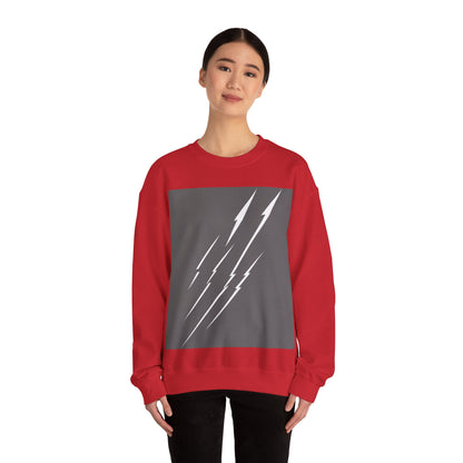 boostlete-boost-mode-icon-lightning-soft-industrial-0446 — Unisex Heavy Blend Crewneck (G18000)