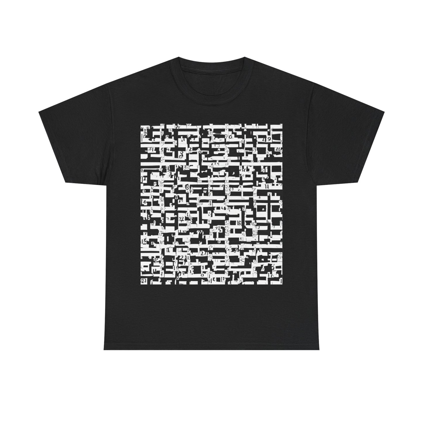 boostlete-iron-intent-pattern-plate-number-badge-0171 — Unisex Heavy Cotton Tee (Gildan 5000)