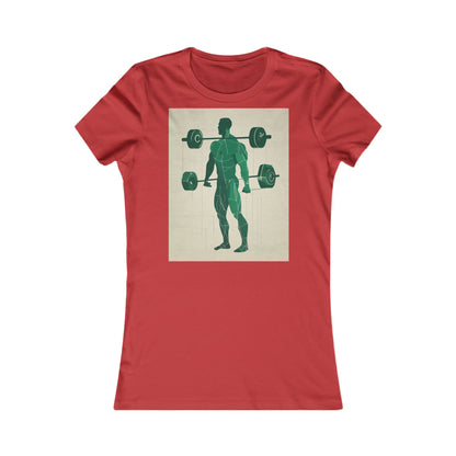 boostlete-boost-mode-scene-deadlift-glitch-blueprint-0044 — Women's Favorite Tee (B+C 6004)