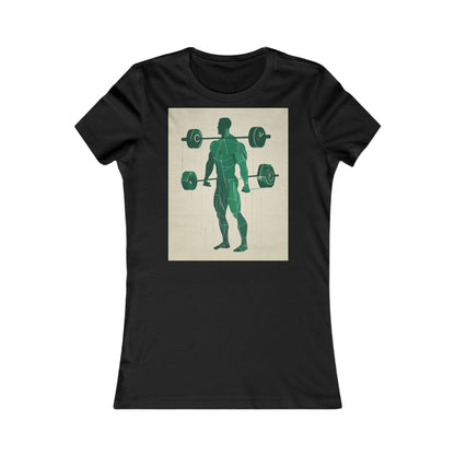 boostlete-boost-mode-scene-deadlift-glitch-blueprint-0044 — Women's Favorite Tee (B+C 6004)
