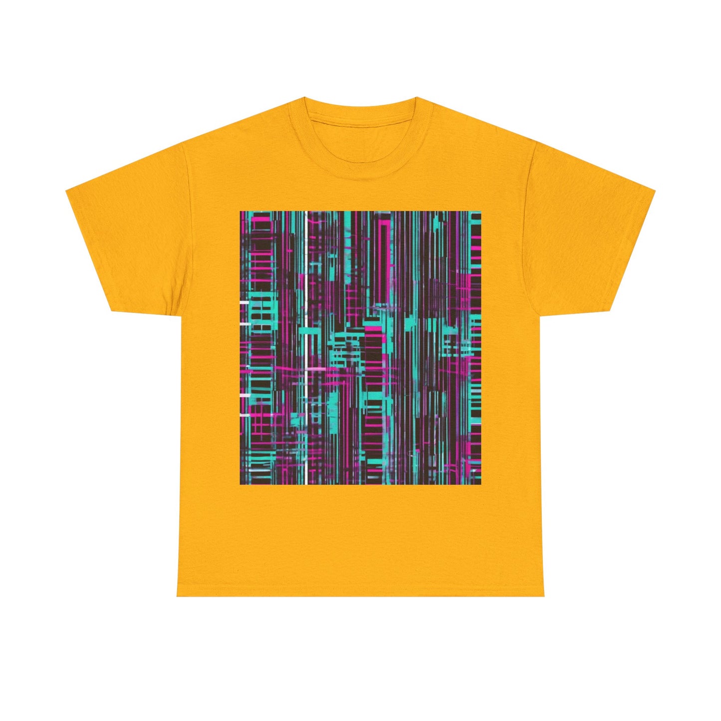 boostlete-field-day-pattern-barcode-retro-0275 — Unisex Heavy Cotton Tee (Gildan 5000)