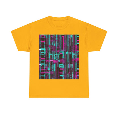 boostlete-field-day-pattern-barcode-retro-0275 — Unisex Heavy Cotton Tee (Gildan 5000)