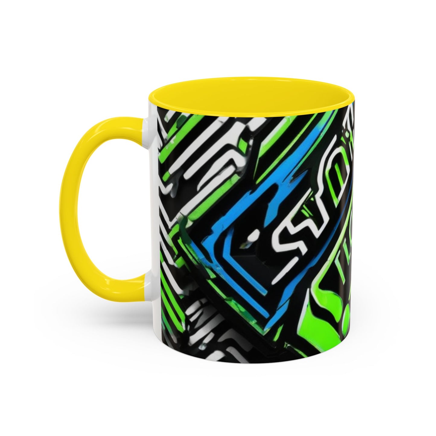 boostlete-am-crew-type-stronger-signals-diagonal-badge-1077 — Accent Mug 11/15oz