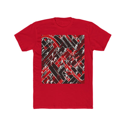 boostlete-pr-season-scene-marathoner-outline-modern-0124 — Unisex Cotton Crew Tee (NL 3600)