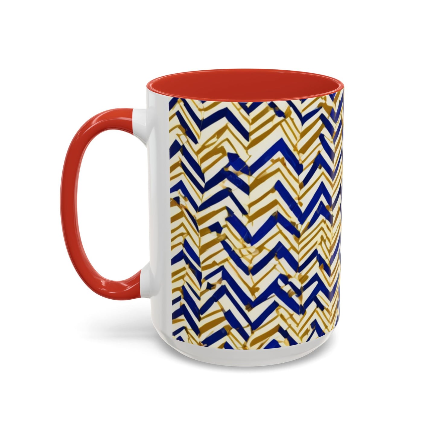 boostlete-boost-mode-pattern-ekg-line-art-0091 — Accent Mug 11oz/15oz