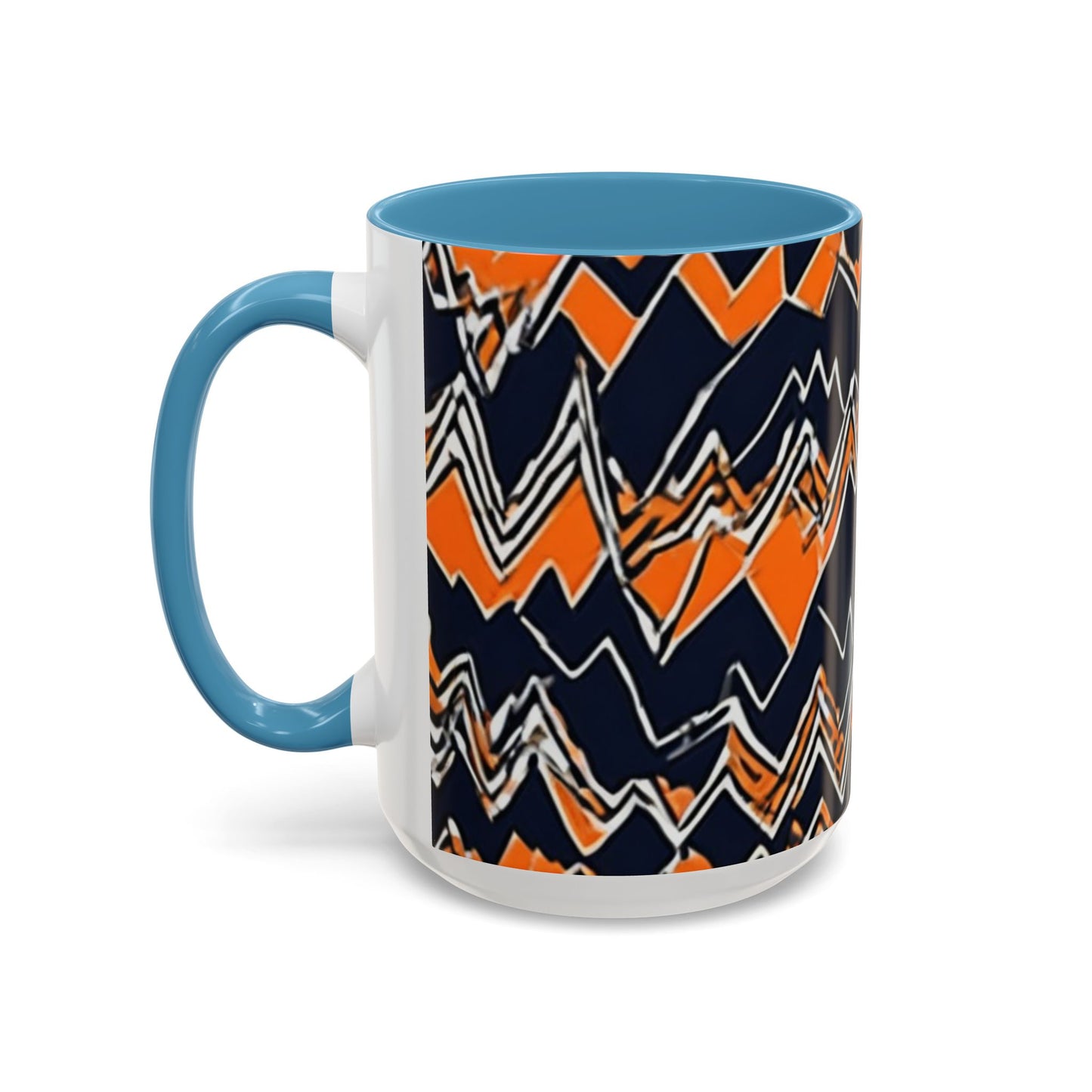 boostlete-headspace-pattern-ekg-industrial-0559 — Accent Mug 11/15oz
