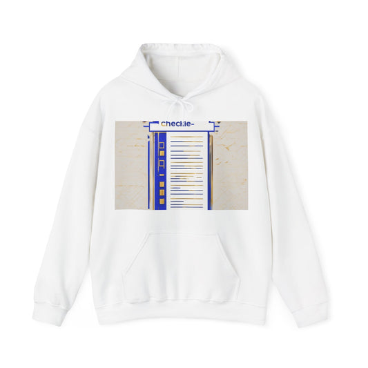 boostlete-am-crew-icon-checklist-glitch-badge-0018 — Unisex Heavy Blend Hooded Sweatshirt (Gildan)