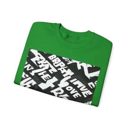 boostlete-pr-season-type-breathe-move-repeat-split-isometric-0017 — Unisex Heavy Blend Crewneck Sweatshirt (Gildan)