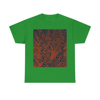 boostlete-field-day-pattern-ekg-modern-0087 — Unisex Heavy Cotton Tee (Gildan 5000)