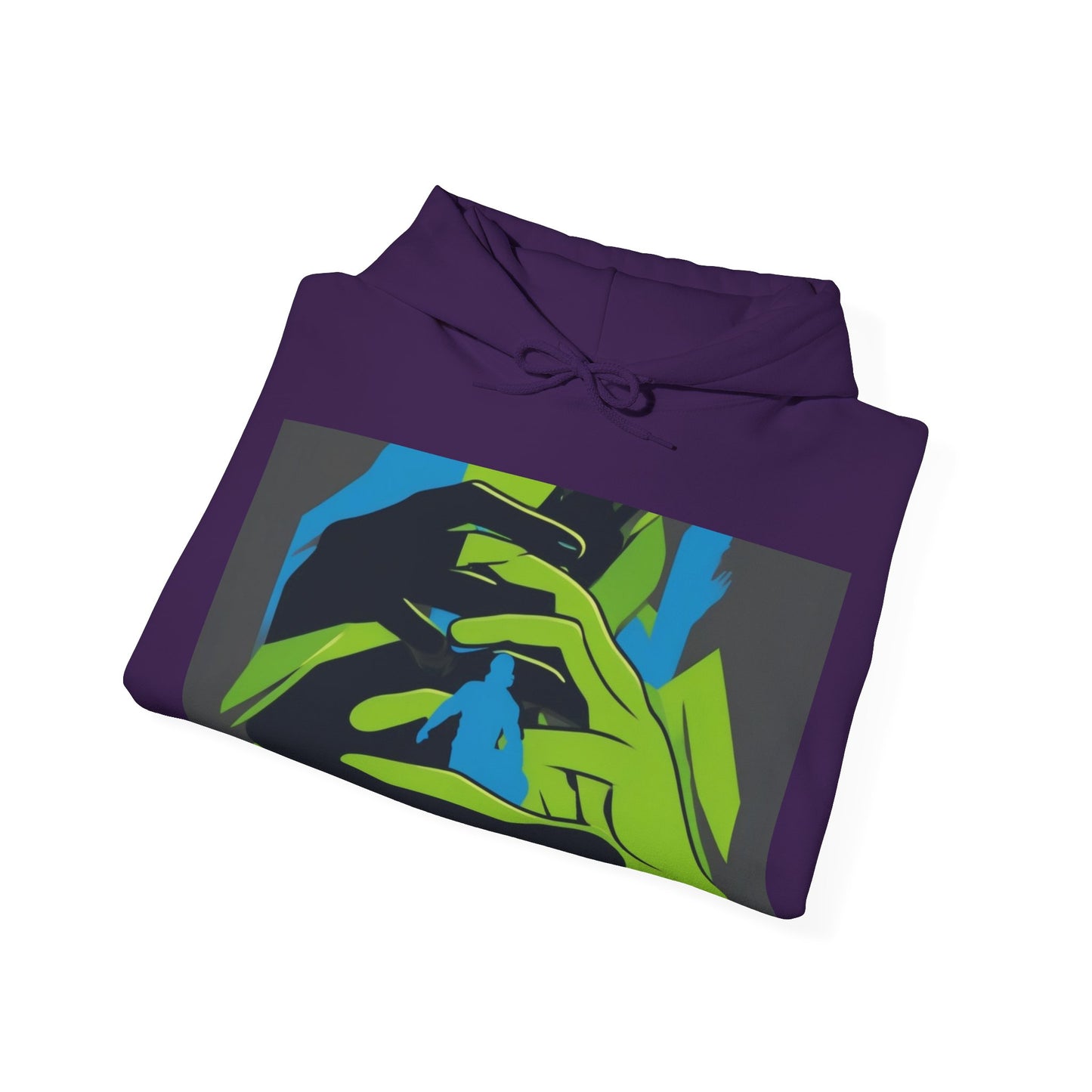 boostlete-mile-by-mile-scene-athlete-offset-modern-0824 — Unisex Heavy Blend Hoodie (G18500)