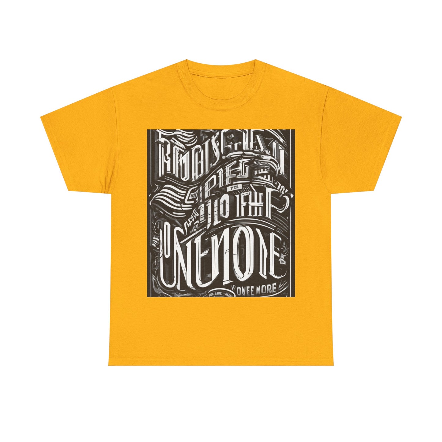 boostlete-mile-by-mile-type-one-more-split-line-art-0001 — Unisex Heavy Cotton Tee (Gildan 5000)