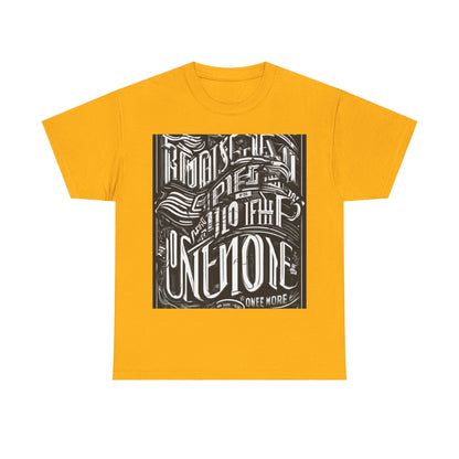 boostlete-mile-by-mile-type-one-more-split-line-art-0001 — Unisex Heavy Cotton Tee (Gildan 5000)