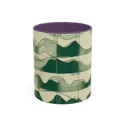 boostlete-mile-by-mile-pattern-audio-blueprint-0971 — Accent Mug 11/15oz