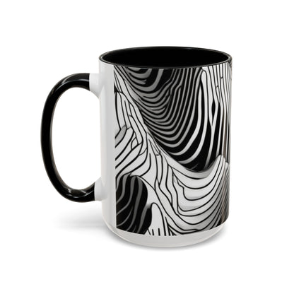 boostlete-field-day-pattern-topographic-isometric-0211 — Accent Mug 11oz/15oz
