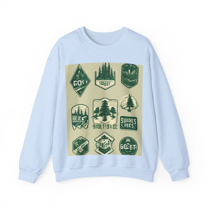 boostlete-mile-by-mile-type-go-get-one-micro-isometric-0441 — Unisex Heavy Blend Crewneck (G18000)