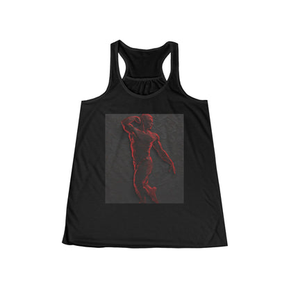 boostlete-rise-grind-scene-yogi-3d-isometric-0204 — Women's Flowy Racerback Tank (B+C 8800)