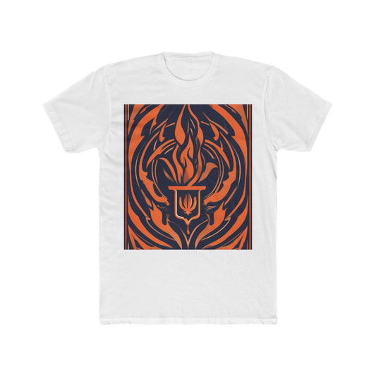 boostlete-quiet-power-icon-flame-duotone-athletic-0158 — Unisex Cotton Crew Tee (NL 3600)