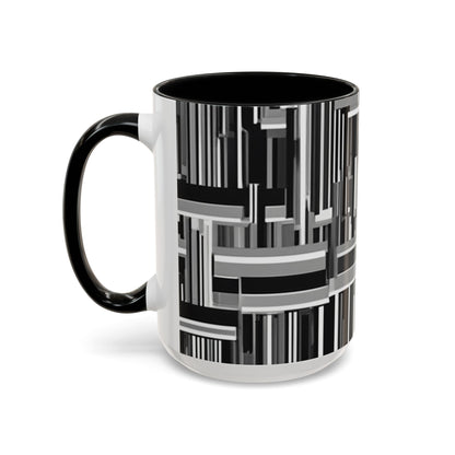 boostlete-recovery-progress-pattern-barcode-isometric-1023 — Accent Mug 11/15oz