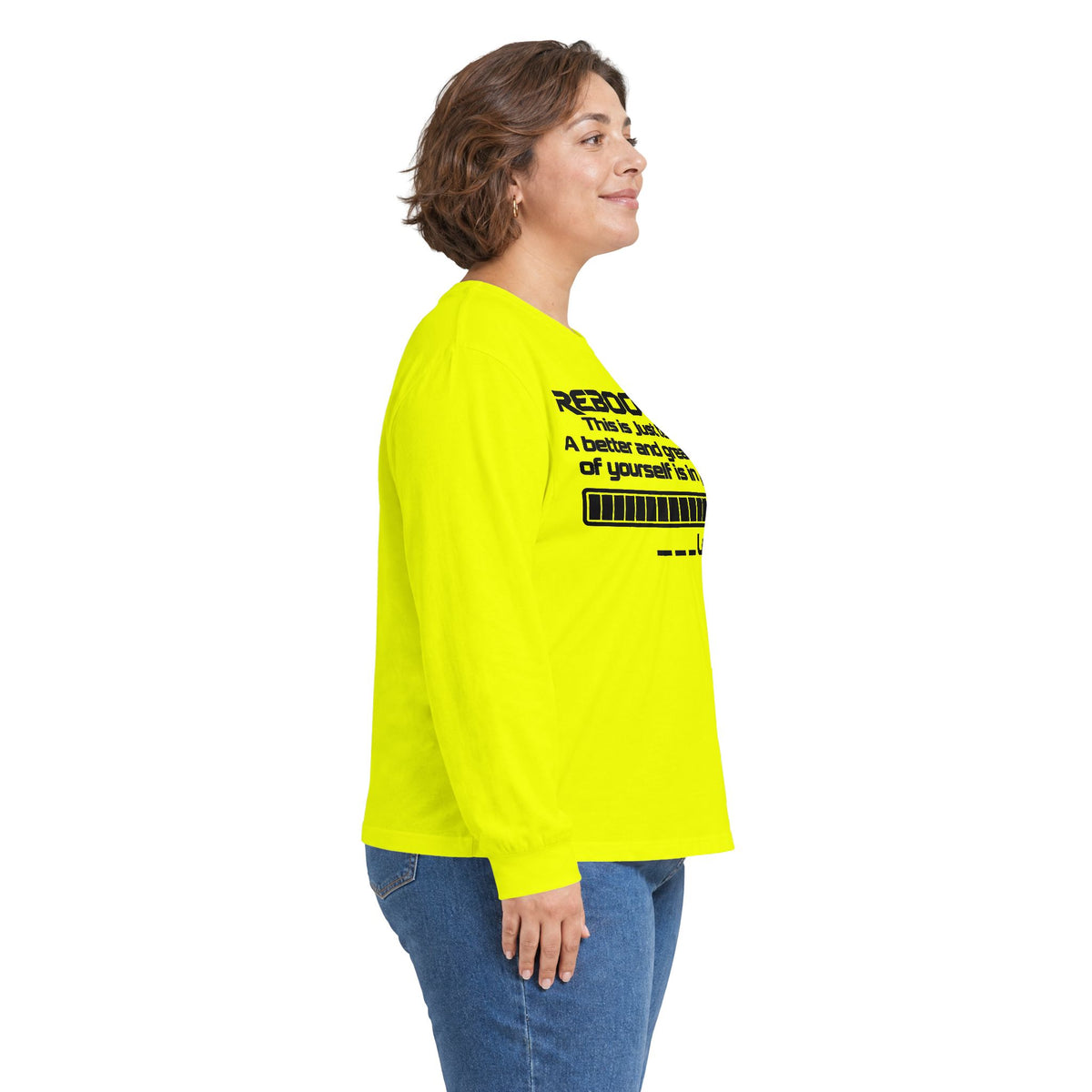 Rebooting This Is Just Temporary Long Sleeve Tee