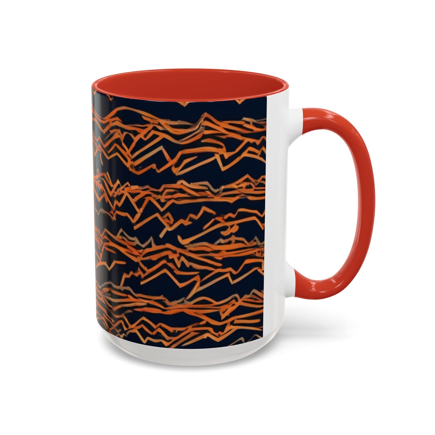 boostlete-field-day-pattern-ekg-bold-0135 — Accent Mug 11oz/15oz