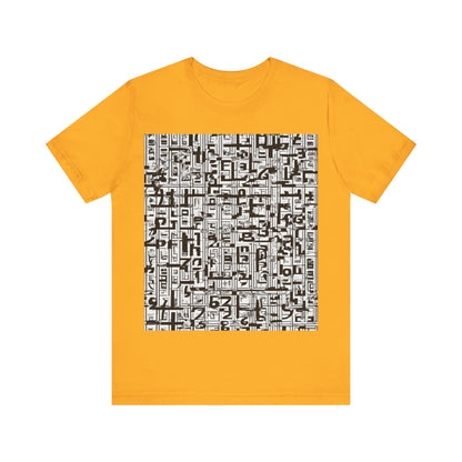 boostlete-boost-mode-pattern-plate-number-engraved-0103 — Unisex Jersey Short Sleeve (B+C 3001)