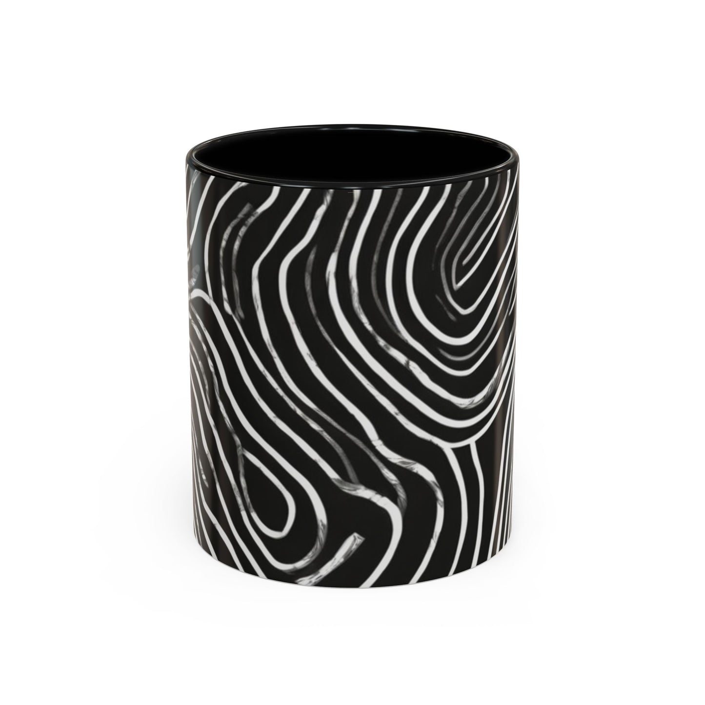 boostlete-field-day-pattern-topographic-badge-0307 — Accent Mug 11oz/15oz