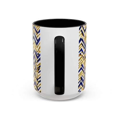 boostlete-boost-mode-pattern-ekg-line-art-0091 — Accent Mug 11oz/15oz