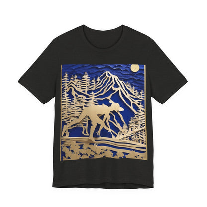 boostlete-recovery-progress-scene-trail-3d-paper-0176 — Unisex Jersey Short Sleeve (B+C 3001)