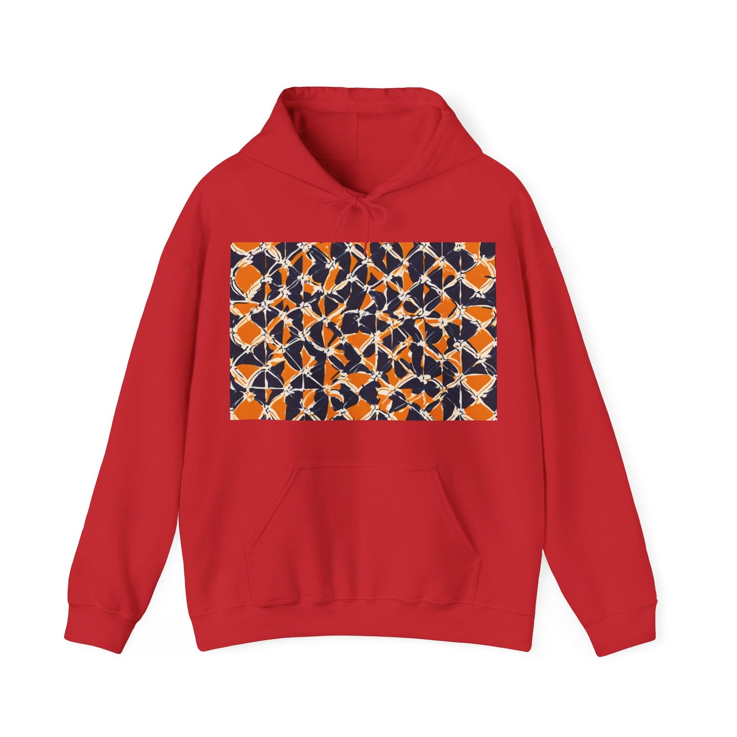 boostlete-headspace-pattern-plate-number-badge-0387 — Unisex Heavy Blend Hoodie (G18500)