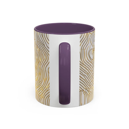 boostlete-iron-intent-scene-lunge-neon-line-art-0392 — Accent Mug 11/15oz