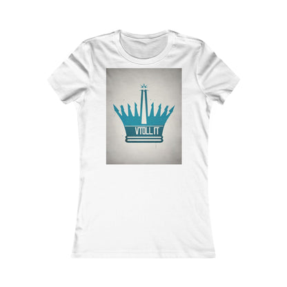 boostlete-am-crew-icon-crown-matte-industrial-0058 — Women's Favorite Tee (B+C 6004)