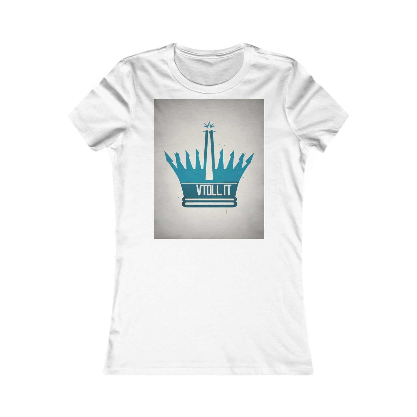 boostlete-am-crew-icon-crown-matte-industrial-0058 — Women's Favorite Tee (B+C 6004)