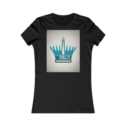 boostlete-am-crew-icon-crown-matte-industrial-0058 — Women's Favorite Tee (B+C 6004)
