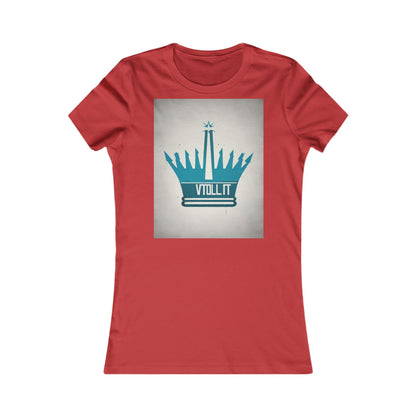 boostlete-am-crew-icon-crown-matte-industrial-0058 — Women's Favorite Tee (B+C 6004)