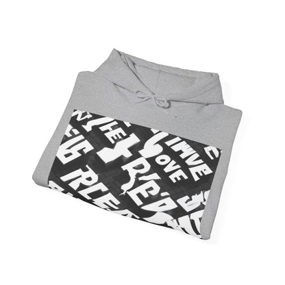 boostlete-pr-season-type-breathe-move-repeat-split-isometric-0017 — Unisex Heavy Blend Hooded Sweatshirt (Gildan)