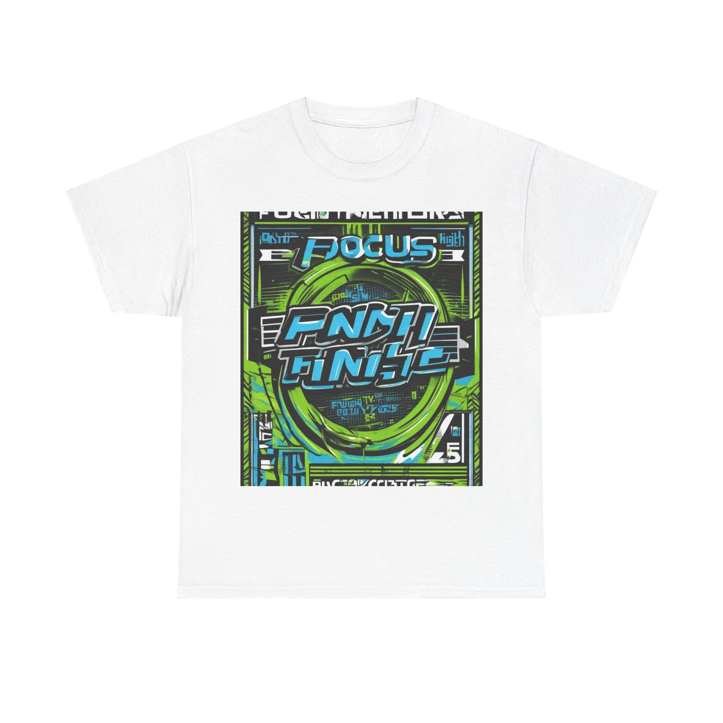 boostlete-iron-intent-type-focus-finish-big-retro-0177 — Unisex Heavy Cotton Tee (Gildan 5000)